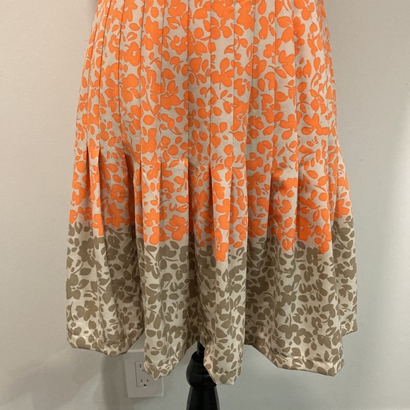 Calvin Klein Orange Fit and Flare Dress 8 medium - Picture 7 of 13